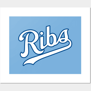 KC Ribs - Powder Blue 2 Posters and Art